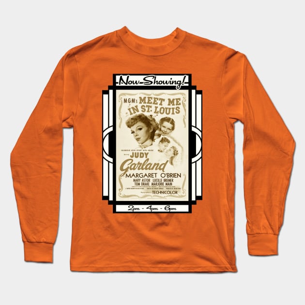 Meet Me In St. Louis (Sepia) Long Sleeve T-Shirt by Vandalay Industries